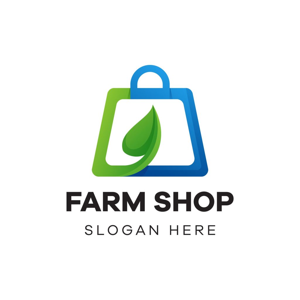 Farm Shop Gradient Logo