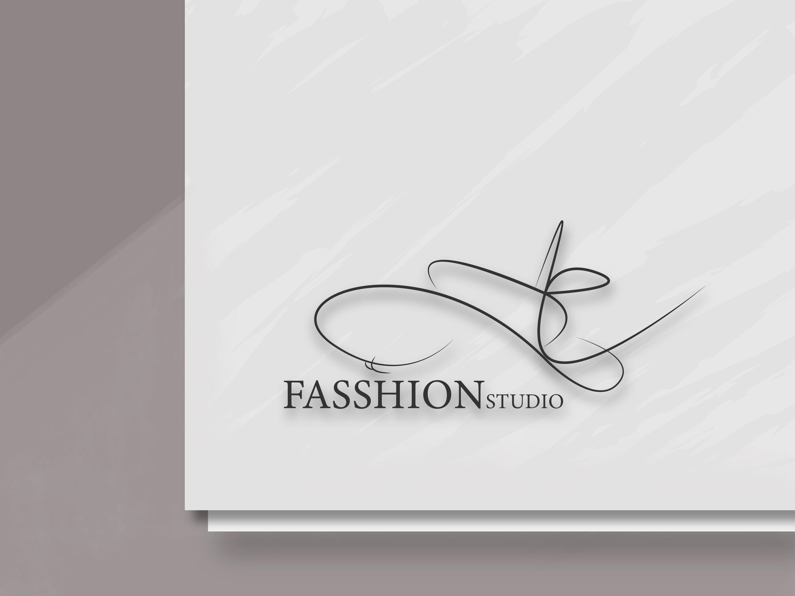 Minimal Elegant Fashion Studio Logo Design