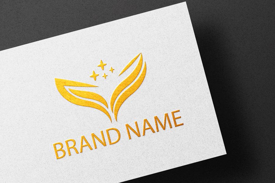 Golden Elegant Beauty Logo Design